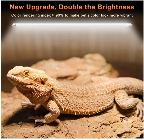 2 Pack 8W T5 UVB 10.0 Reptile  - Vitamin D3 Reptile recension och pris