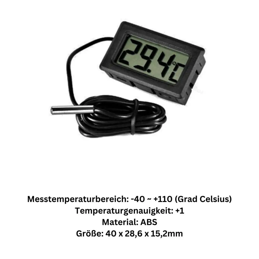 Mini Digital LCD Thermometer T - Digital Hygrometer Probe recension och pris