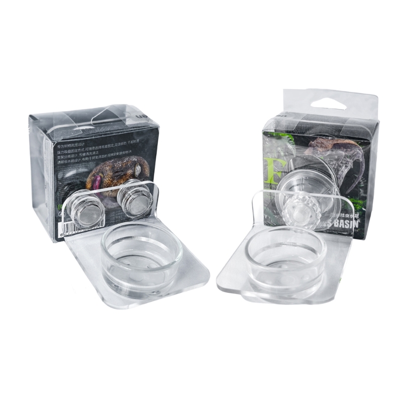 367A Modern Hanging Dish Safe  - Water Dish Reptile recension och pris