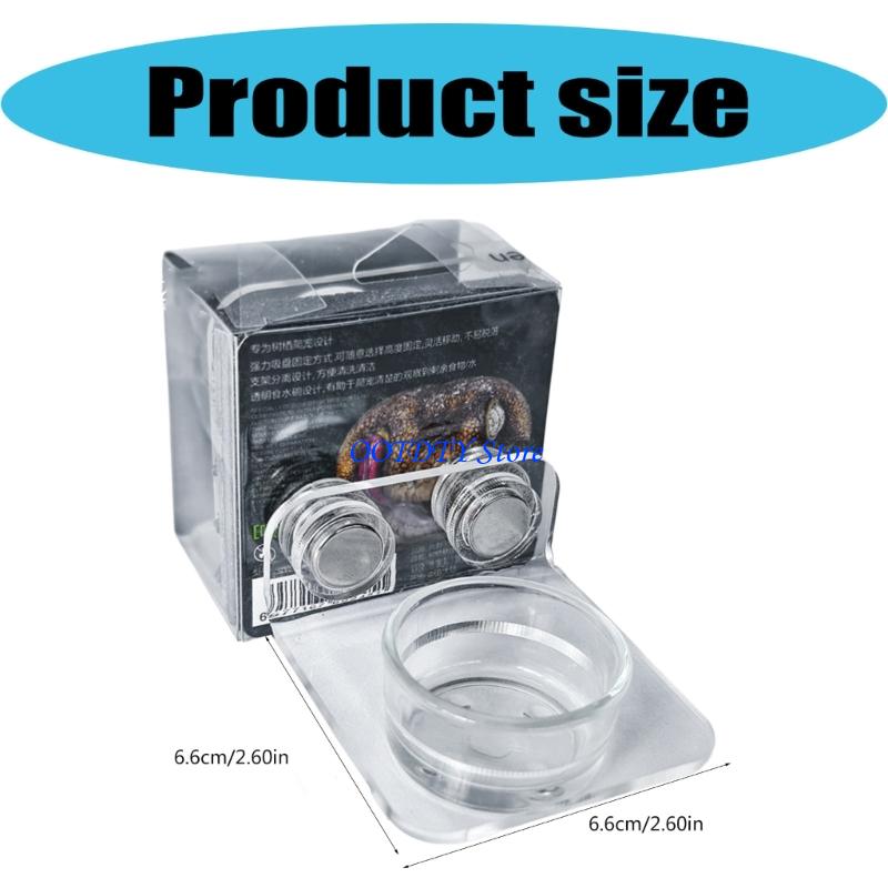 367A Modern Hanging Dish Safe  - Water Dish Reptile recension och pris